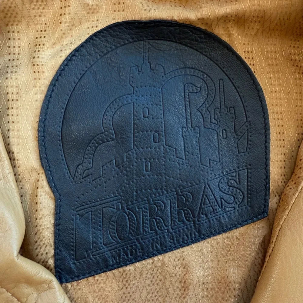 TORRAS Suede Bomber Jacket Mens Tan‎ Leather Zip Front Casual Outerwear XL